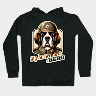 St. Bernard soldier Hoodie